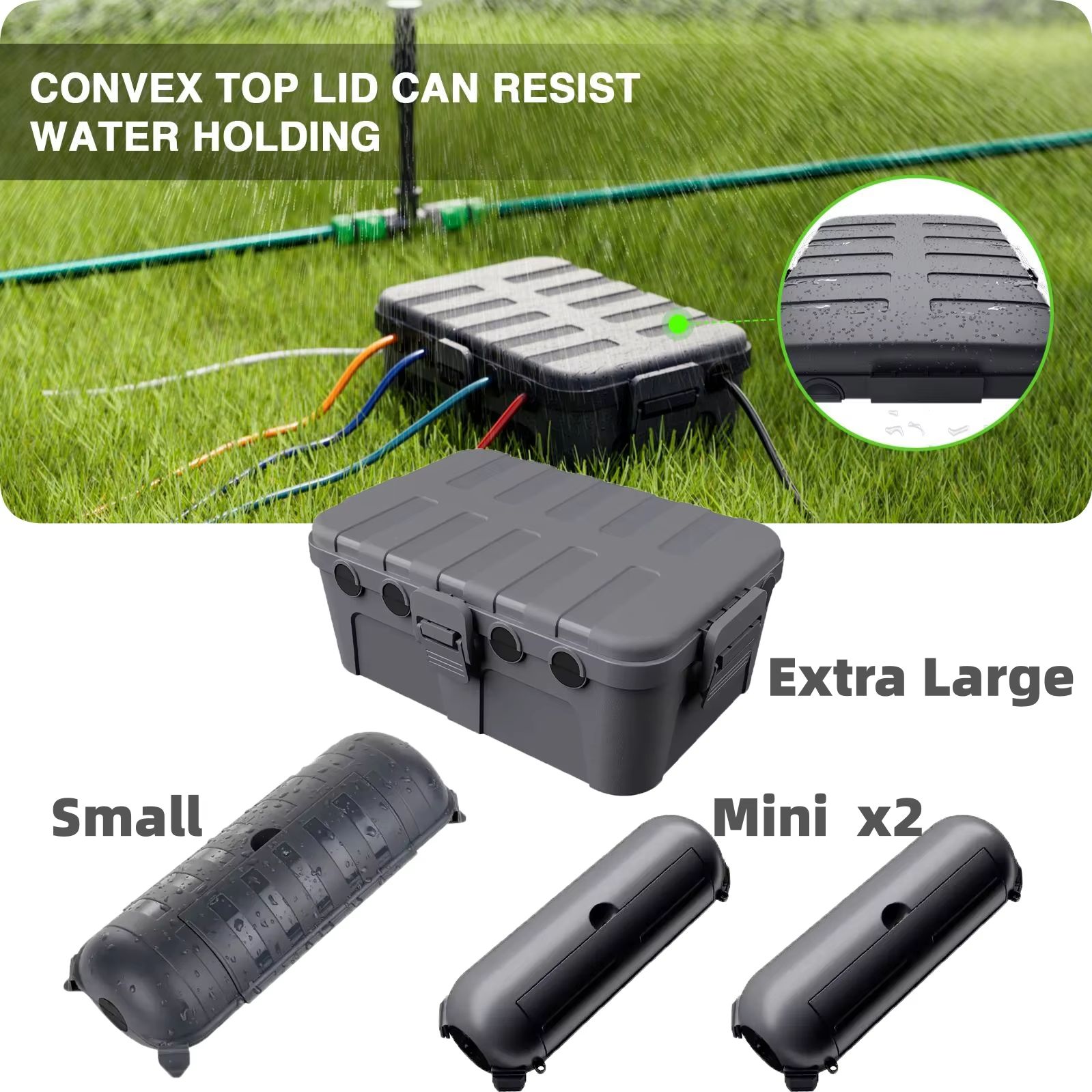 Outdoor Power Outlet Cover - Coperture Grandi Impermeabili per Cavi Elettrici