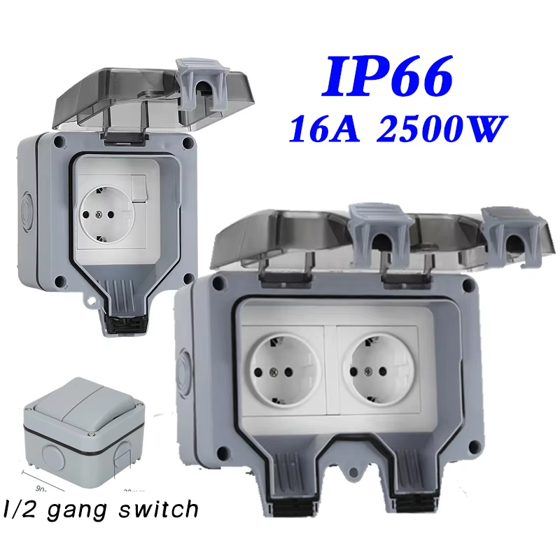 Outdoor Power Module - Prese impermeabili da parete per esterni