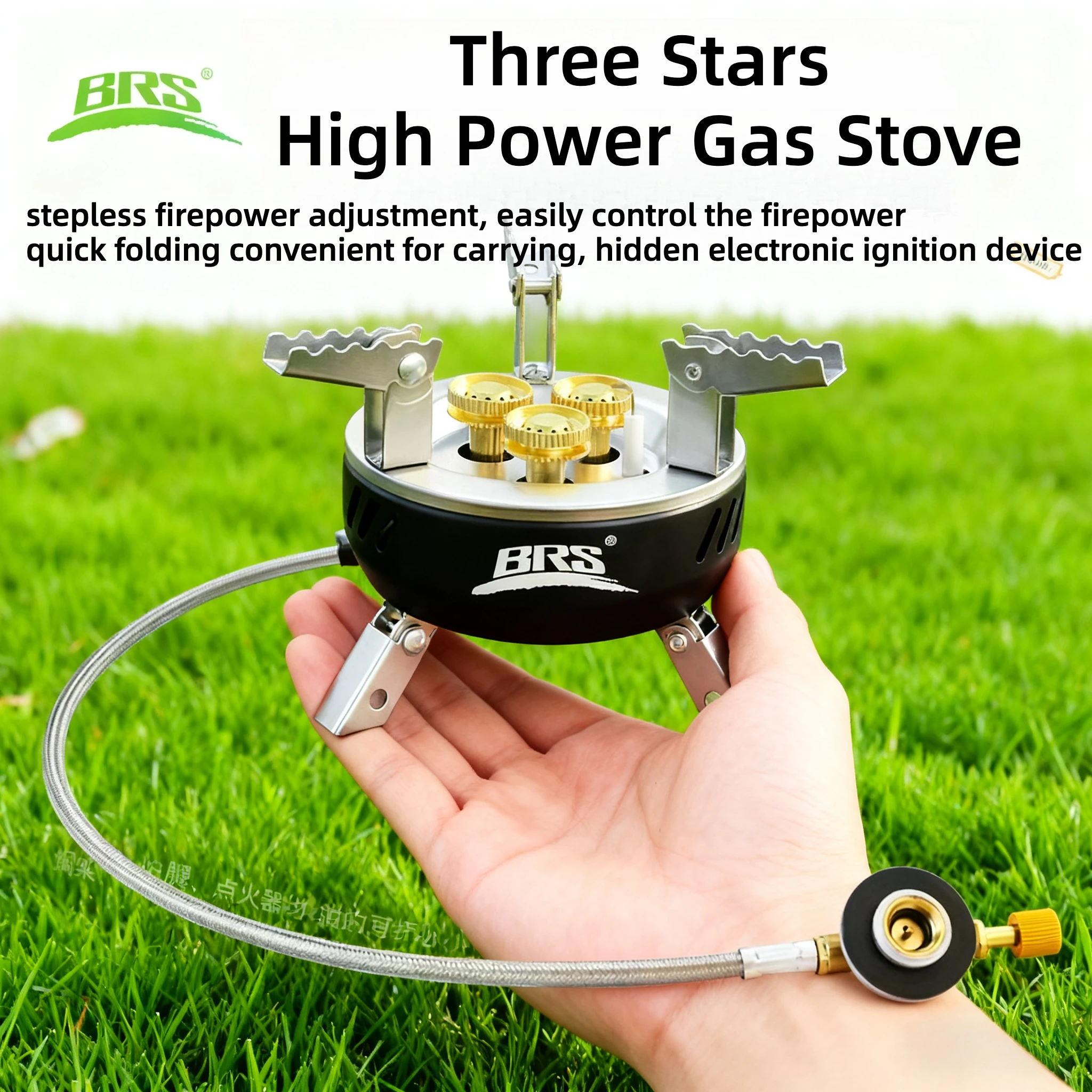Outdoor Power 'Hose' - Fornello a Gas da Campeggio BRS