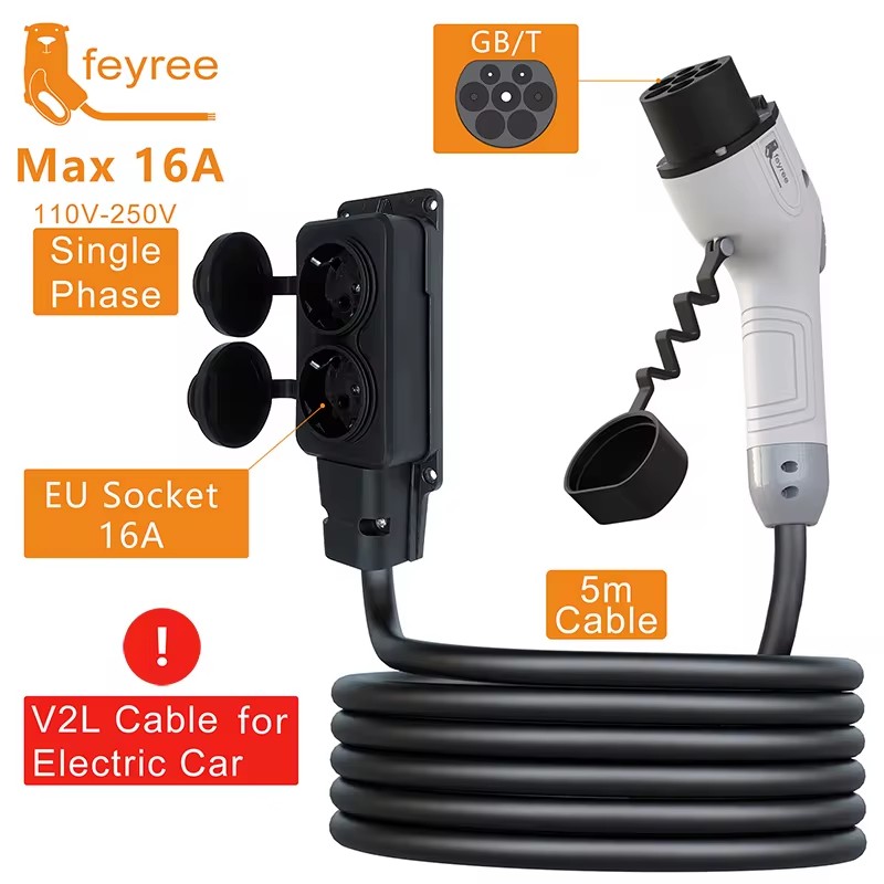 Outdoor Power Plug In - Cavo di scarica Feyree V2L, spina