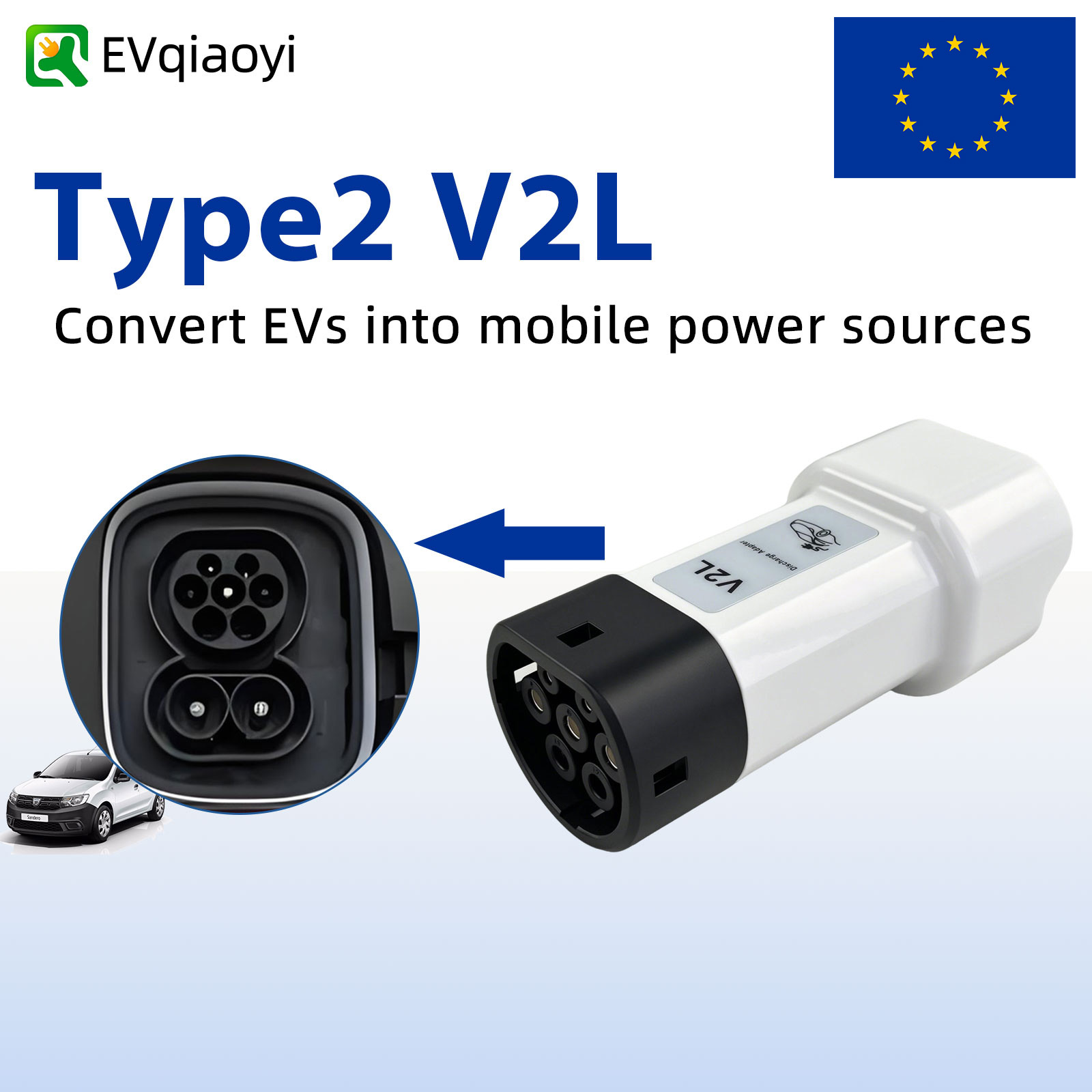EVqiaoyi Spina di Scarica V2L  - Outdoor Power Plug In recensione e prezzo