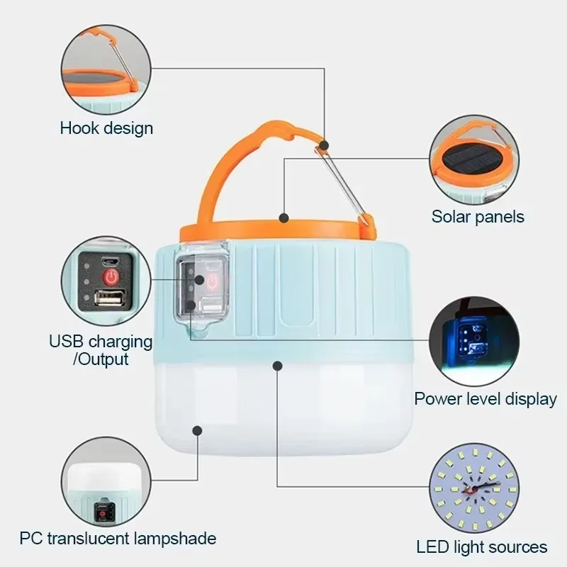 Lanterna da campeggio solare L - Outdoor Power Lights recensione e prezzo