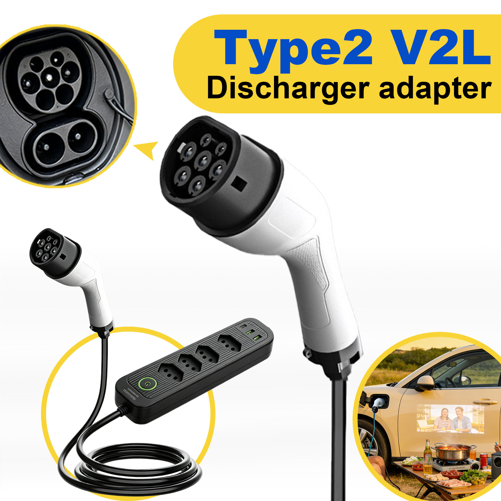 Adattatore di scarica V2L Tipo - Outdoor Power Module recensione e prezzo