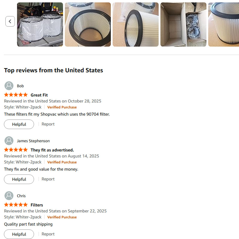 Filtro di ricambio per Shop-Va - Wet Dry Vacuum Shop recensione e prezzo