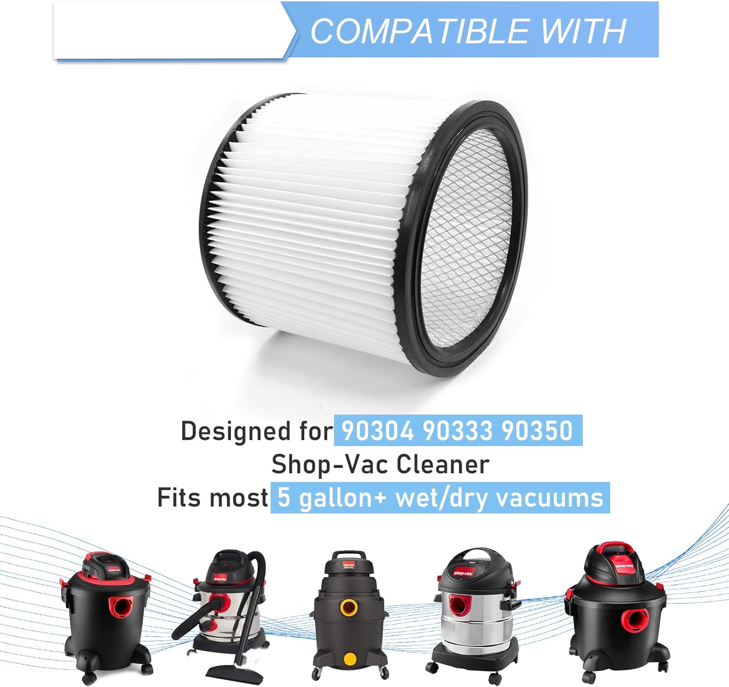 Filtro di ricambio per Shop-Va - Wet Dry Vacuum Shop recensione e prezzo