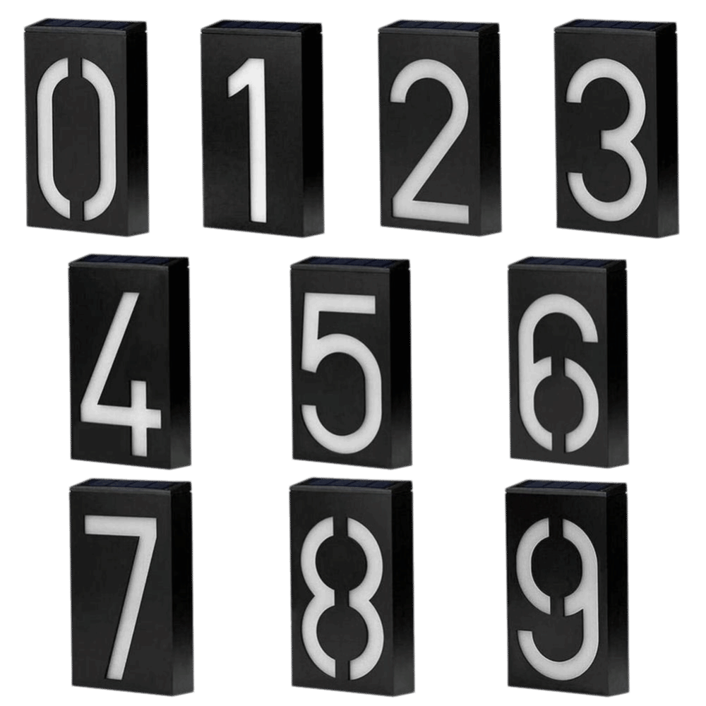 Numero Civico Solare a LED Fac - Outdoor Power Number recensione e prezzo