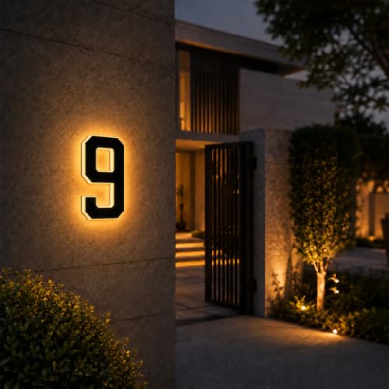 Luce LED per Numero Civico a E - Outdoor Power Number recensione e prezzo