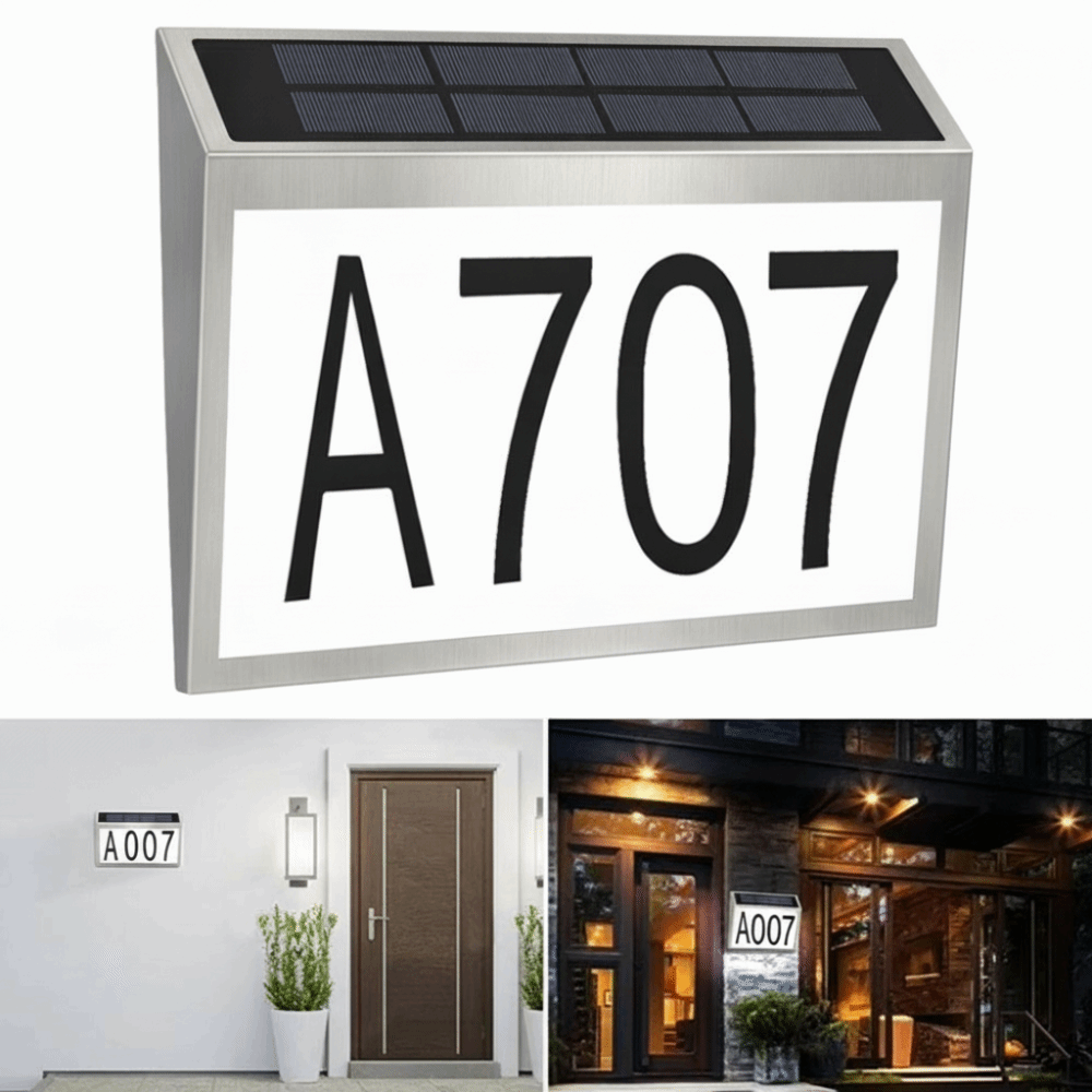 Numero Civico Solare a LED Fac - Outdoor Power Number recensione e prezzo