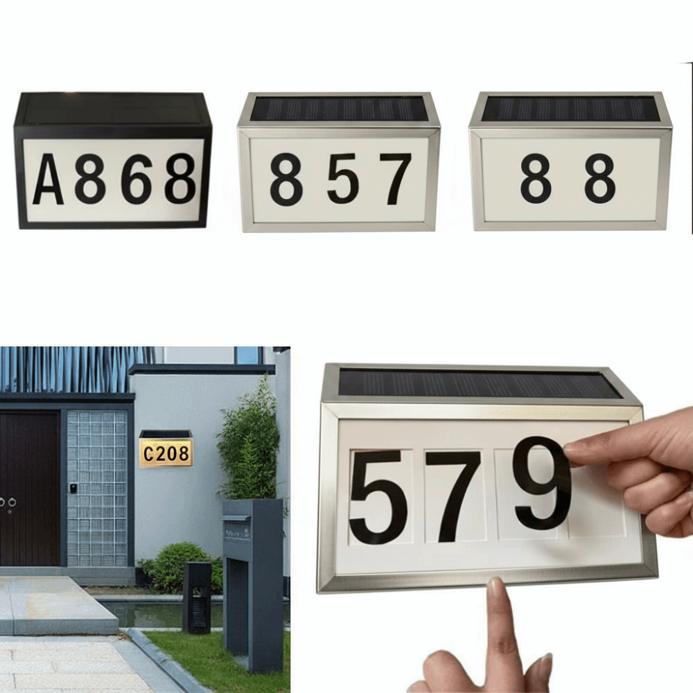 Numero Civico Solare a LED Fac - Outdoor Power Number recensione e prezzo