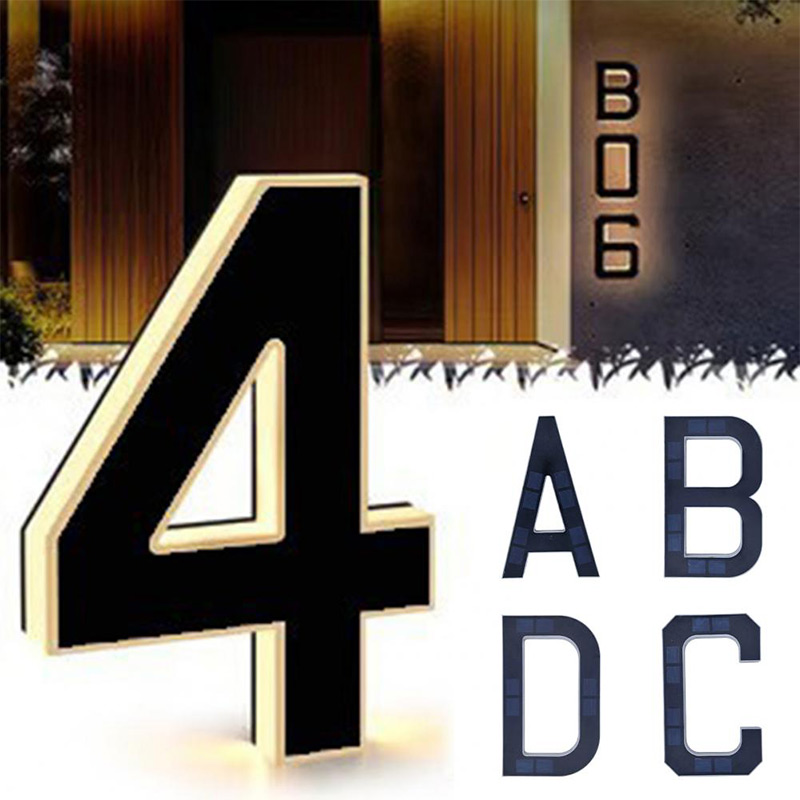 Luci LED a sensore solare da 1 - Outdoor Power Number recensione e prezzo
