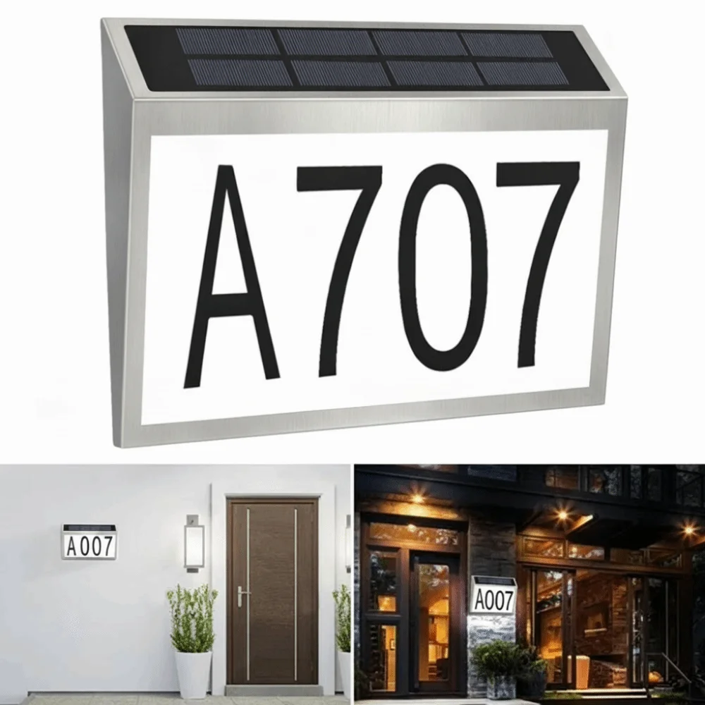 Numero Civico Solare a LED Fac - Outdoor Power Number recensione e prezzo